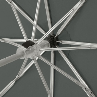 Зонт складной Fiber Alu Light, серый фото 