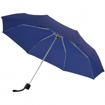 Зонт складной Fiber Alu Light, темно-синий фото 