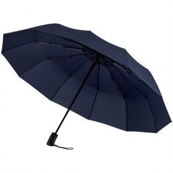Зонт складной Fiber Magic Major, темно-синий фото 