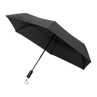 Зонт складной Filton, черный фото 