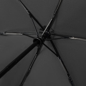 Зонт складной Filton, черный фото 