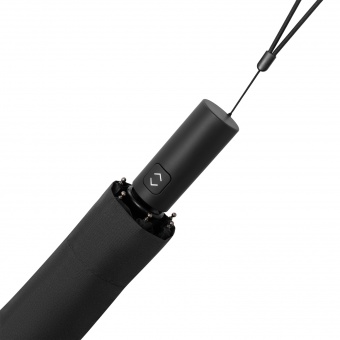 Зонт складной Filton, черный фото 