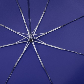 Зонт складной Floyd с кольцом, синий фото 8