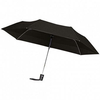 Зонт складной Hit Mini AC, черный фото 1