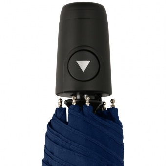 Зонт складной Hit Mini AC, темно-синий фото 