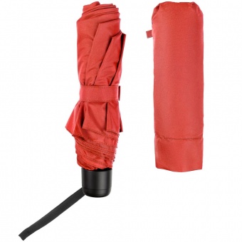 Зонт складной Hit Mini, ver.2, красный фото 