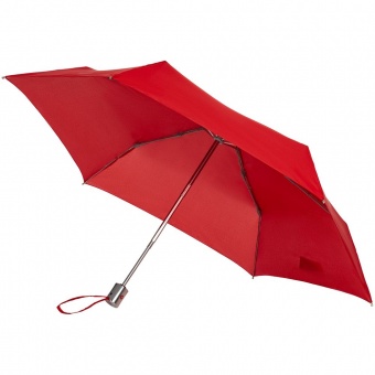 Зонт складной Karissa Slim, автомат, красный фото 1
