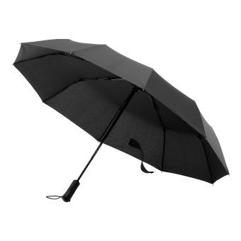 Зонт складной Levante, черный фото 