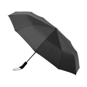 Зонт складной Levante, черный фото 