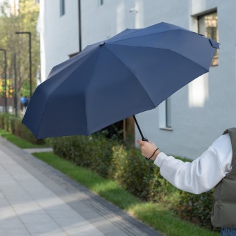 Зонт складной Levante, синий фото 