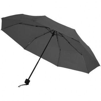 Зонт складной Mini Hit Dry-Set, серый фото 1