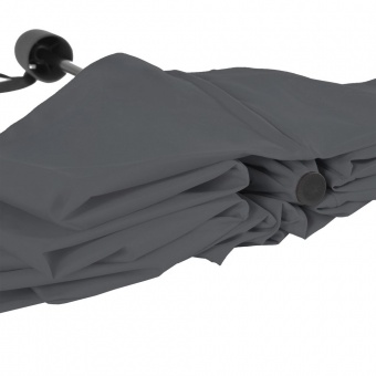 Зонт складной Mini Hit Dry-Set, серый фото 5