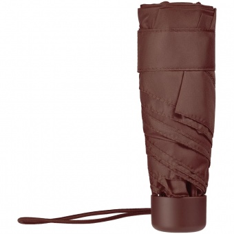 Зонт складной Minipli Colori S, коричневый фото 