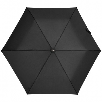 Зонт складной Rain Pro Flat, черный фото 