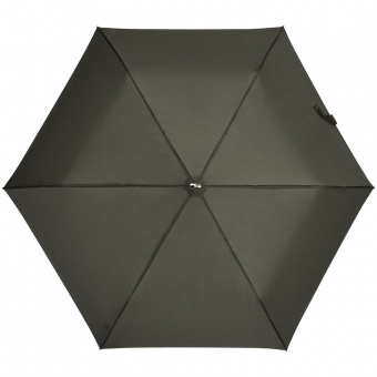 Зонт складной Rain Pro Flat, серый фото 
