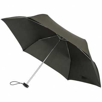 Зонт складной Rain Pro Flat, серый фото 
