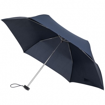 Зонт складной Rain Pro Flat, синий фото 8