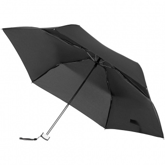 Зонт складной Rain Pro Mini Flat, черный фото 4