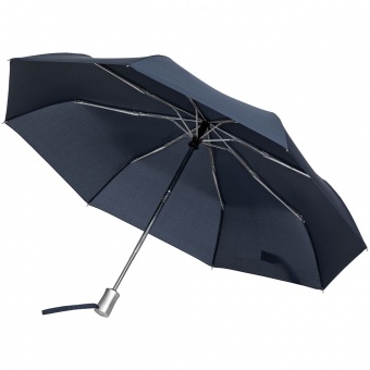 Зонт складной Rain Pro, синий фото 3