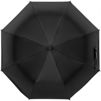 Зонт складной с защитой от УФ-лучей Sunbrella, ярко-синий с черным фото 
