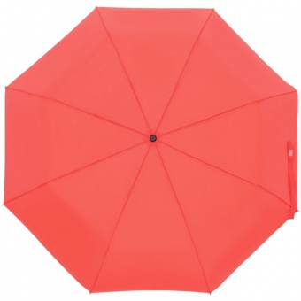 Зонт складной Manifest Color со светоотражающим куполом, красный фото 