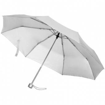 Зонт складной Silverlake, серебристый фото 3