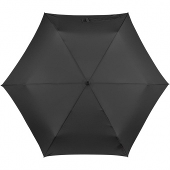 Зонт складной TS220 с безопасным механизмом, черный фото 3