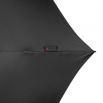 Зонт складной TS220 с безопасным механизмом, черный фото 