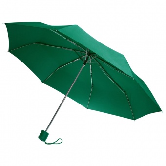 Зонт складной Unit Basic, зеленый фото 3