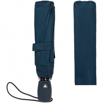 Зонт складной Unit Comfort, синий фото 