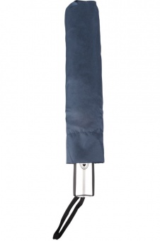 Зонт складной Unit Fiber с большим куполом, темно-синий фото 