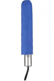 Зонт складной Unit Fiber с большим куполом, ярко-синий фото 7