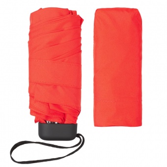 Зонт складной Unit Five, светло-красный фото 