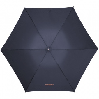 Зонт складной Up Way, механический, синий с оранжевым фото 2
