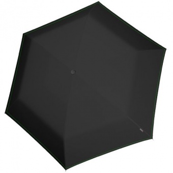 Зонт складной US.050, черный с неоновой петлей фото 