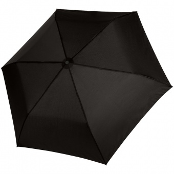 Зонт складной Zero 99, черный фото 1
