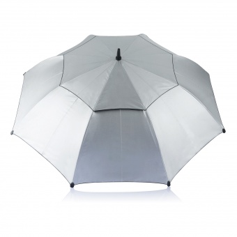 Зонт-трость антишторм Hurricane, d120 см, серый фото 2