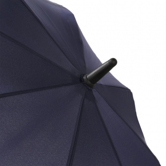 Зонт-трость Fiber Move AC, темно-синий с желтым фото 