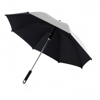 Зонт-трость Hurricane, d105 см, серебряный фото 1
