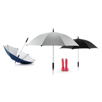 Зонт-трость Hurricane, d105 см, серебряный фото 5