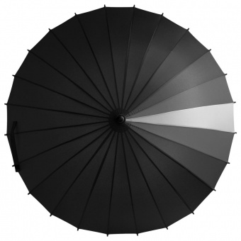 Зонт-трость «Спектр», черный фото 5