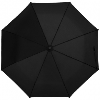 Зонт-сумка складной Stash, черный фото 