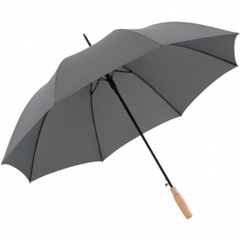 Зонт-трость Nature Stick AC, серый фото 