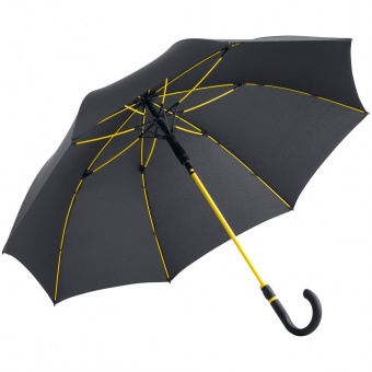 Зонт-трость с цветными спицами Color Style, желтый фото 