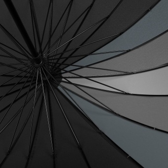 Зонт-трость «Спектр», черный фото 6