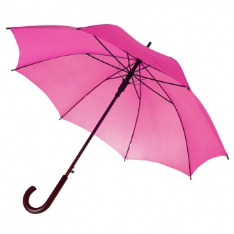 Зонт-трость Standard, ярко-розовый (фуксия) фото 
