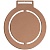 Медаль Steel Rond, бронзовая