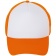 Бейсболка BUBBLE, оранжевый неон с белым фото 8