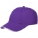 Бейсболка Canopy, фиолетовая с белым кантом фото 2