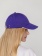 Бейсболка Canopy, фиолетовая с белым кантом фото 7